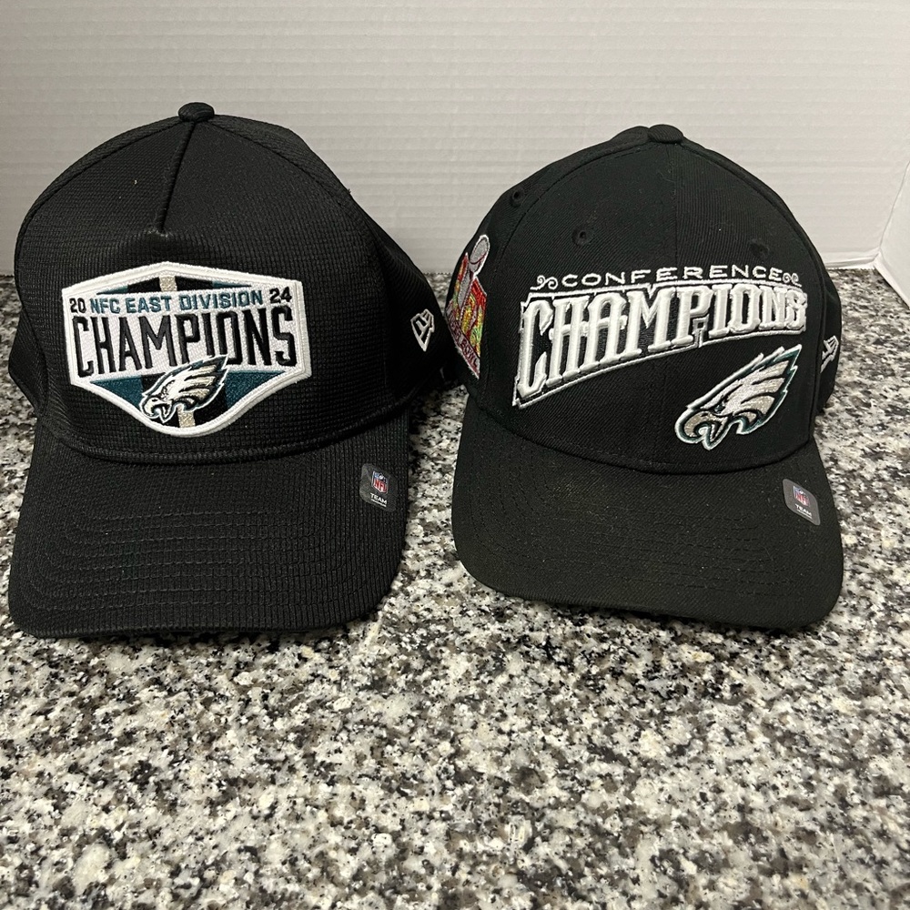 New Era Black Champions Caps Set